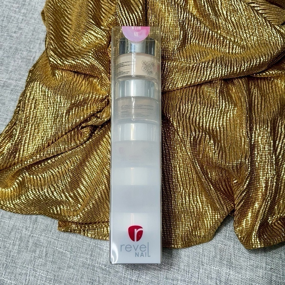 Revel Nail Dip Powder Bare With Me Nude Tonal Set Acrylic Nails Set NWT - Picture 2 of 5